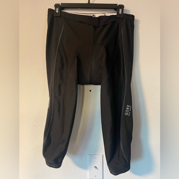 Core Windstopper Soft Shell Cycling Padded Bicycle Capri Pants - Picture 1 of 6